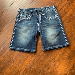 Cowgirl Tuff denim shorts